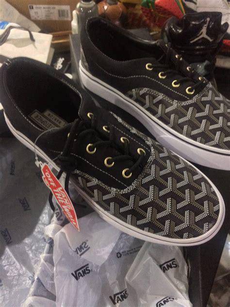 goyard vans christopher wanton|Goyard Vans Custom Size 10 Christopher Wanton. BLACK .